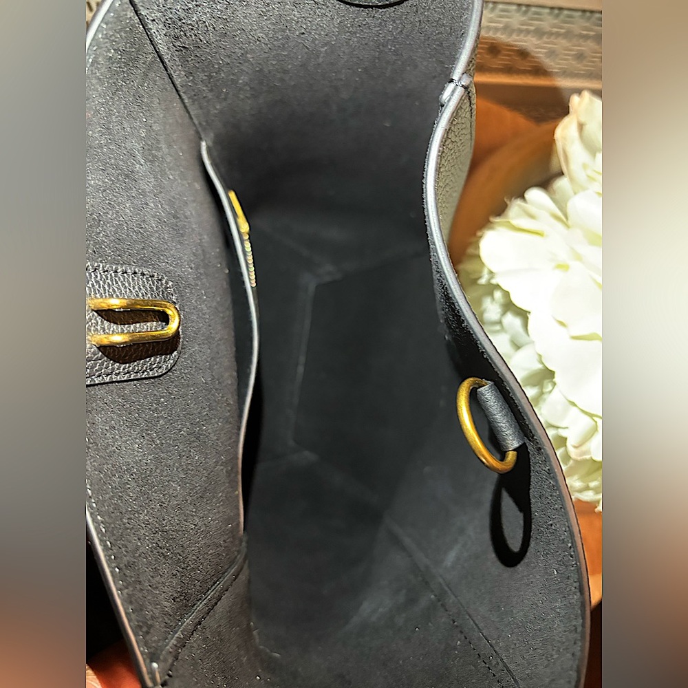 NWOT - Celine Sangle Seau Bucket Small Bag - Black - Picture 10 of 13